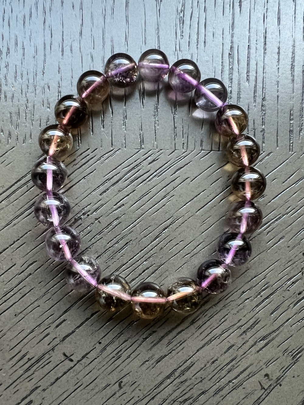 Ametrine bracelet 10mm SIZE 6.75’
